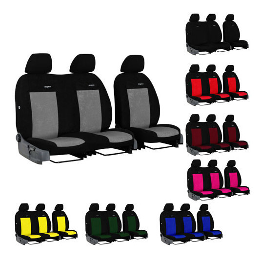 Potahy pro PEUGEOT BOXER 2+1 II (2006-2014) Elegance (velour-velour)