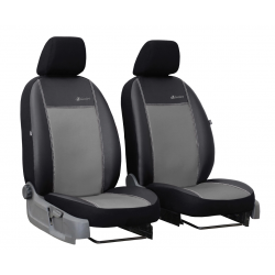 Potahy pro OPEL COMBO 1+1 B (1994-2000) Exclusive Leather (kůže) šedé (vyp)