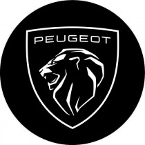 Samolepky pryskyřičné 3D PEUGEOT nové logo 4ks