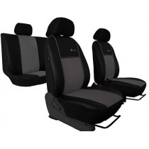 Potahy pro MERCEDES C KLASA KOMBI W203 (2000-2007) Exclusive Alcantara (Alcantara-kůže) slabě šedá (vyp)