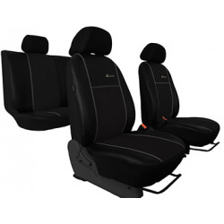 Potahy pro FORD GALAXY 7 místné III (2006-2015) Exclusive Alcantara (Alcantara-kůže) černá (vyp)