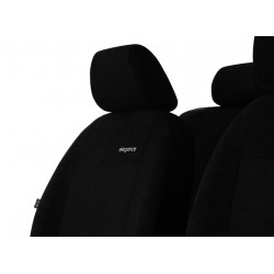 Potahy pro HYUNDAI SANTAFE 5 místné II (2006-2012) Elegance (velour-velour) černá (vyp)