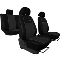 Potahy pro OPEL Combo E 5x1 E (od 2018) Exclusive Alcantara (Alcantara-kůže) tmavě šedá (vyp)