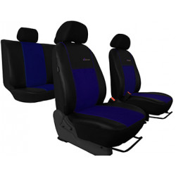 Potahy pro SUZUKI VITARA (1988-2004) Exclusive Alcantara (Alcantara-kůže) modrá (vyp)