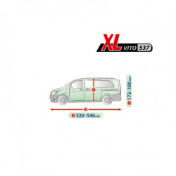 Plachta na auto Mercedes Viano 2003-2014 vito - Garage XL