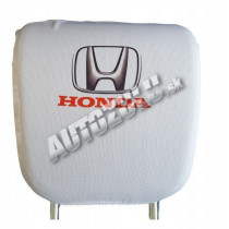 Potah na hlavovou opěrku-bílá Honda 2 ks