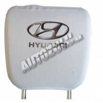 Potah na hlavovou opěrku-bílá Hyundai 2ks