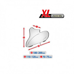 Ochranná plachta na elektrické kolo XL