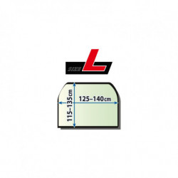 Hygienická plastová clona pro taxíky