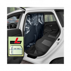 Hygienická plastová clona pro taxíky