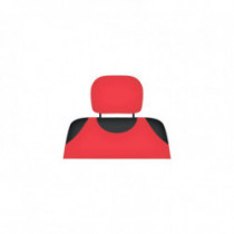 Potahy na hlavové opěrky 2ks červené