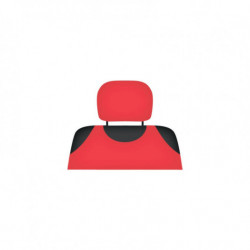 Potahy na hlavové opěrky 2ks červené