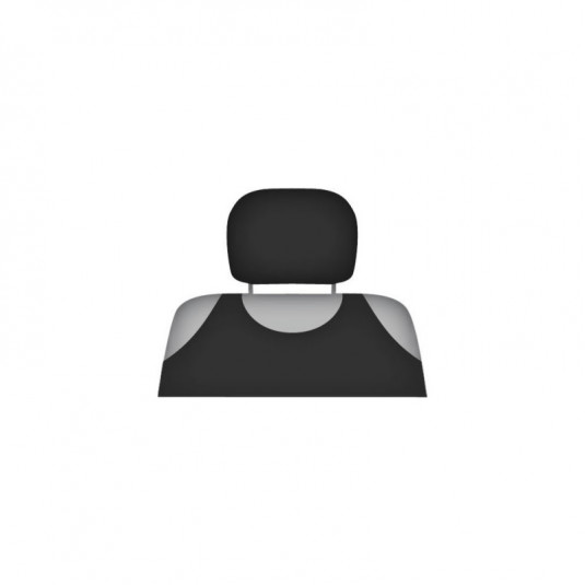 Potahy na hlavové opěrky 2ks černé