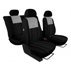 Autopoťahy Design červeno-čierne (velour-textil)