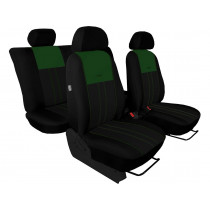 Autopoťahy Design červeno-čierne (velour-textil)