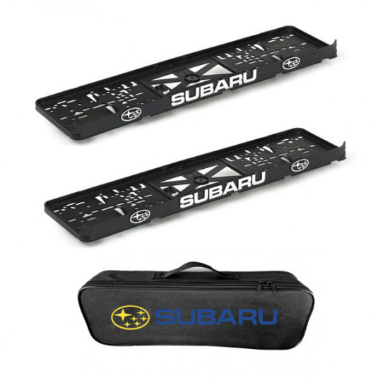 2x podložky ŠPZ a taška NISSAN- sada