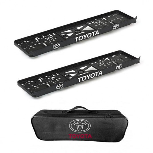 2x podložky ŠPZ a taška NISSAN- sada