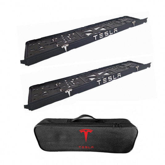 2x podložky ŠPZ a taška NISSAN- sada