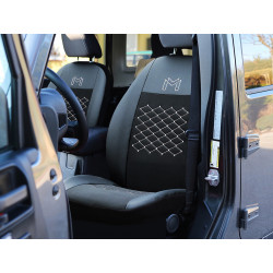 Autopoťahy Design červeno-čierne (velour-textil)