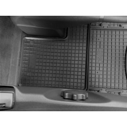 Pryžové rohože na míru pro VOLKSWAGEN T6 2m Transporter/Caravella/Multivan +TUNEL (4díl) (od 2015)