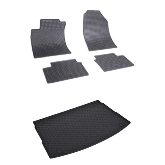 Rohože a vanička pre HYUNDAI i30 HB - horná poloha (od 2017)