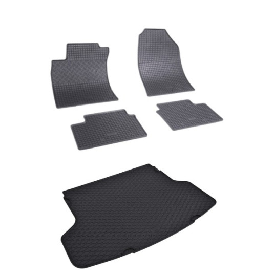 Rohože a vanička pre HYUNDAI i30 SW - úchyty v bokoch (od 2019)