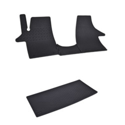 Rohože a vanička pre VOLKSWAGEN T6 L1 (od 2015) 2/3 miestna