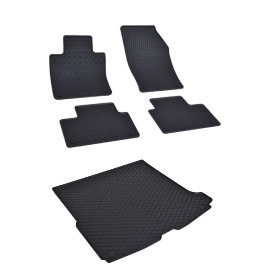 Rohože a vanička pre Volvo V60 Recharge 2018-