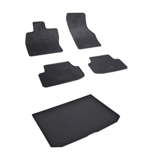 Rohože a vanička pre Audi A3 Sportback 2013- horná poloha kufra