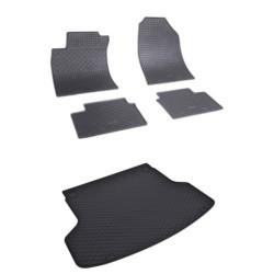 Rohože a vanička pre Hyundai i30 MHEV 2021- (oká v podlahe, úložný priestor)