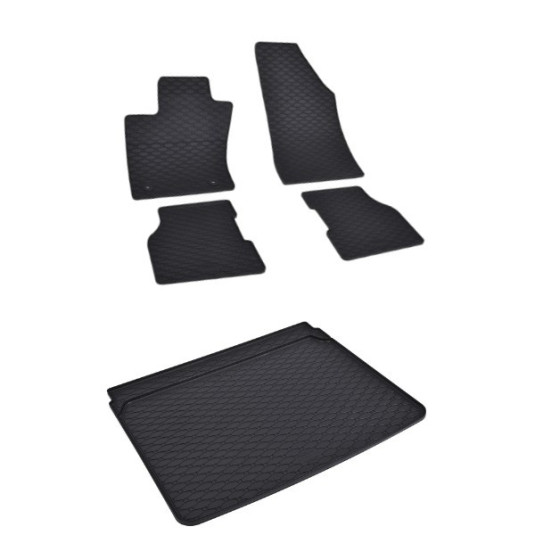 Rohože a vanička pre Alfa romeo Tonale 2022- horná a dolná poloha kufra