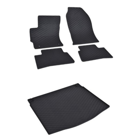 Rohože a vanička pre Toyota Corolla Cross Hybrid 2022- s rezervou, bez rezervy