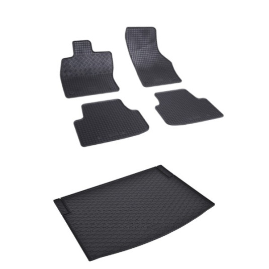 Rohože a vanička pre SEAT Leon HB - horná I dolná poloha (od 2020)