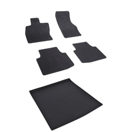 Rohože a vanička pre Škoda Superb III combi horná/dolná/bez medzipodlahy (od 2015)