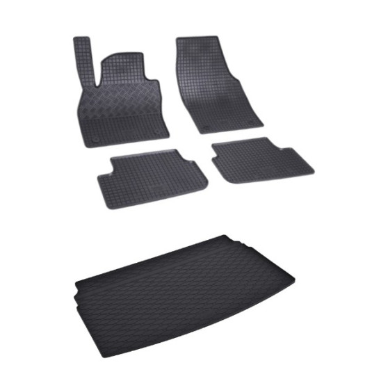 Rohože a vanička pre VOLKSWAGEN T-Cross horná a dolná poloha (od 2019)