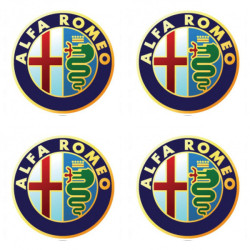 Samolepky pryskyřičné 3D ALFA ROMEO 4ks