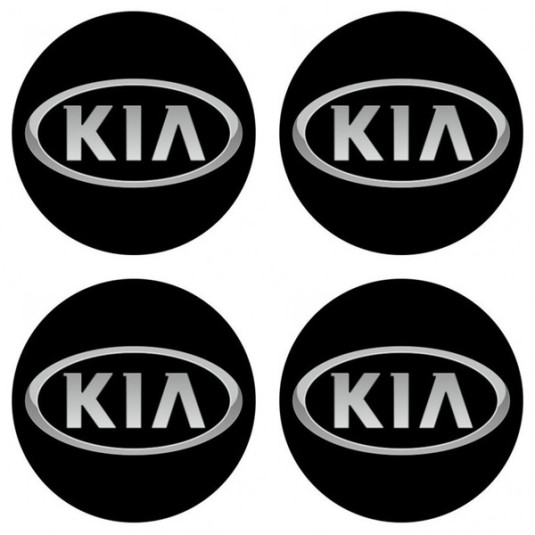 Samolepky pryskyřičné 3D KIA 4ks
