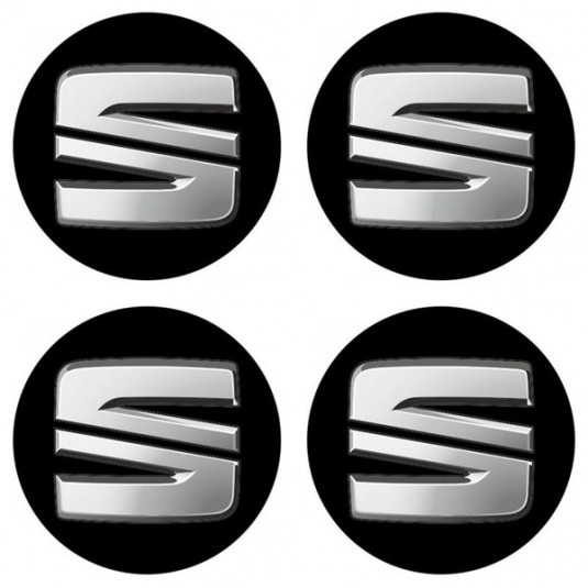 Samolepky pryskyřičné 3D SEAT 4ks