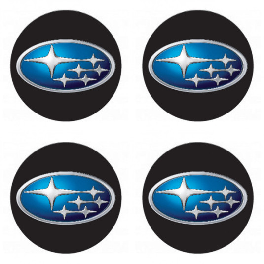 Samolepky pryskyřičné 3D SUBARU 4ks