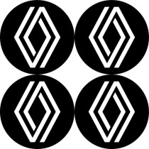 Samolepky pryskyřičné 3D RENAULT 4ks