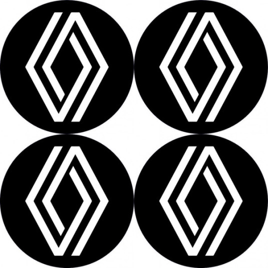 Samolepky pryskyřičné 3D RENAULT 4ks