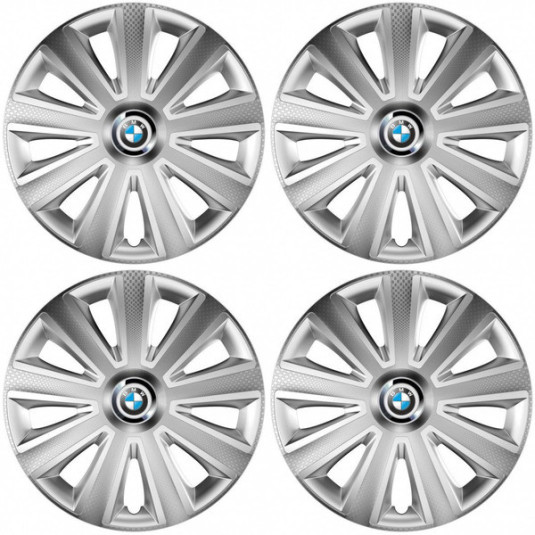 Poklice pro BMW 14 Aviator carbon RC silver