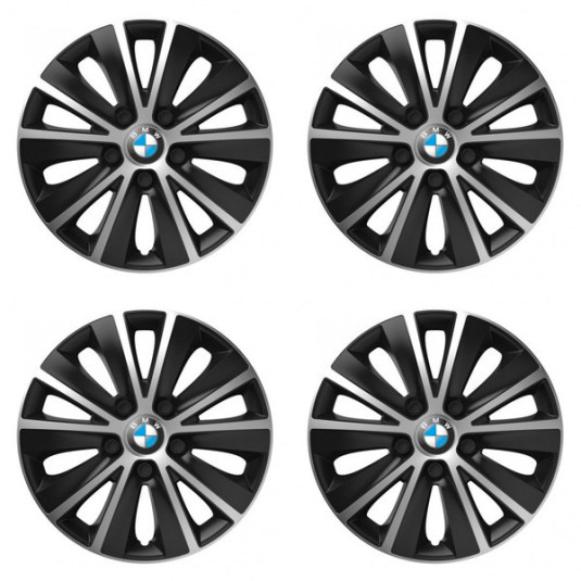 Poklice pro BMW 14 RAPIDE silver and black