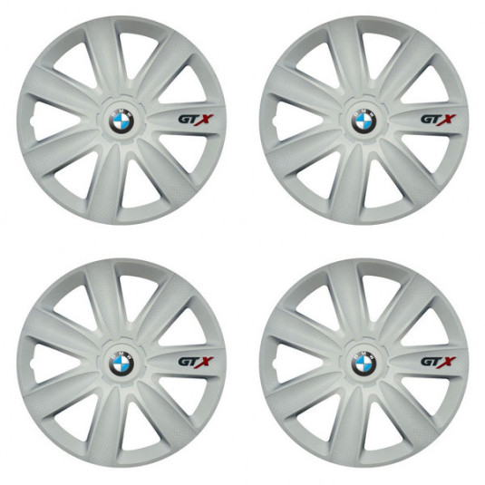 Poklice pro BMW 15 GTX carbon white