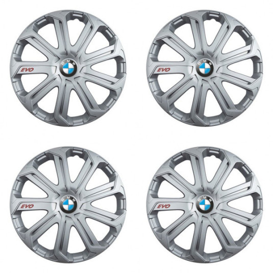 Poklice pro BMW 15 Evo silver