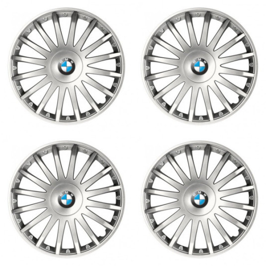 Poklice pro BMW 15 CRYSTAL silver