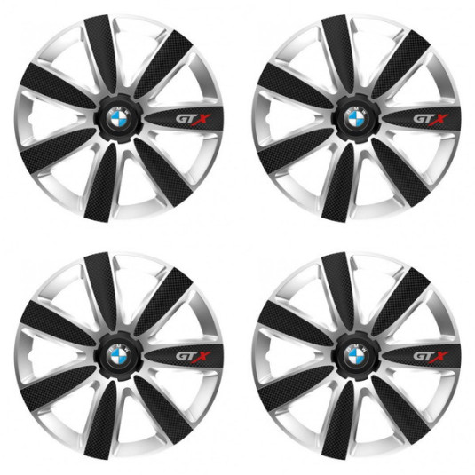 Poklice pro BMW 15 GTX CARBON silver/black