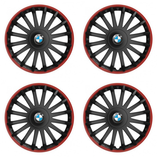 Poklice pro BMW 15 CRYSTAL RO black