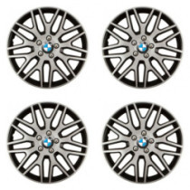 Poklice pro BMW 16 Dakar NC silver and black