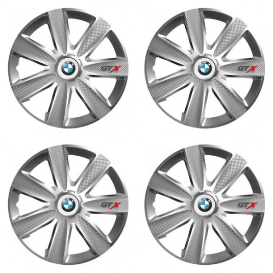 Poklice pro BMW 16 GTX CARBON silver